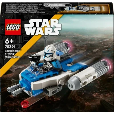 Abbildung von LEGO Star Wars Captain Rex Y Wing Microfighter, baubares Spielzeug Sternenschiff Steinen zum Sammeln, Geschenkidee für Jungen und Mädchen ab 6 Jahren 75391