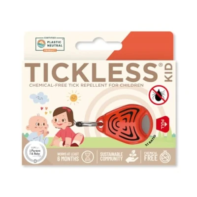 Abbildung von Tickless Kid Zeckenschutz für Kinder Orange