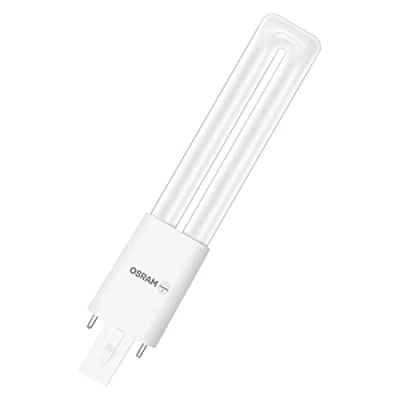 Abbildung von OSRAM Dulux S9 LED Lampe für G23 Sockel, 4 Watt, 500 Lumen, Kaltweiß (4000K), Ersatz herkömmliche 9W Leuchtmittel, 1 Stück (1er Pack)