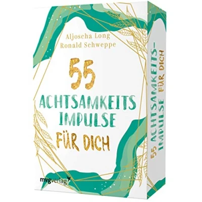 Abbildung von 55 Achtsamkeitsimpulse für dich: Das Kartendeck mehr innere Ruhe, Stressabbau, Glück, Dankbarkeit und Selbstliebe