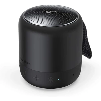 Abbildung von soundcore Anker Mini 3 Bluetooth Lautsprecher, Kompakter Lautsprecher mit BassUp und PartyCast Technologie, USB C, Wasserschutz IPX7, Individueller EQ