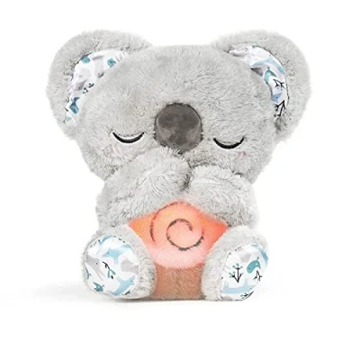 Abbildung von Auby Soothe &#039;n&#039; Cuddle Koala Plüschspielzeug mit 10 Lullabies Lights &amp; Rhythmic Breathing Motion Gift for Newborns, EC461553