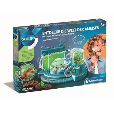 Abbildung von Galileo Lab Entdecke die Welt der Ameisen Experimentierkasten zur Beobachtung von Ameisen, für Kinder ab 8 Jahren 59362 Clementoni