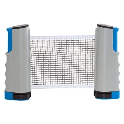 Abbildung von iheyfill Tischtennisnetze,Einziehbares Tisch Tennis Netz Ping Pong net, Tischtennis Netze Einstellbare Länge 175 (max) x 14,5cm
