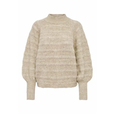 Abbildung von ONLY Onlcelina HIGH Strickpullover, Damen, Größe: XS, Birch