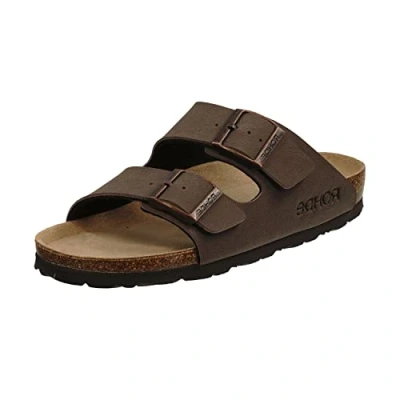 Abbildung von Rohde ALBA Damen, Frauen, Pantoletten, Slipper,Slides,Sandalen,Sommerschuhe,Freizeitschuhe,Schlupfschuhe,schluepfschuhe,Mocca,39 EU