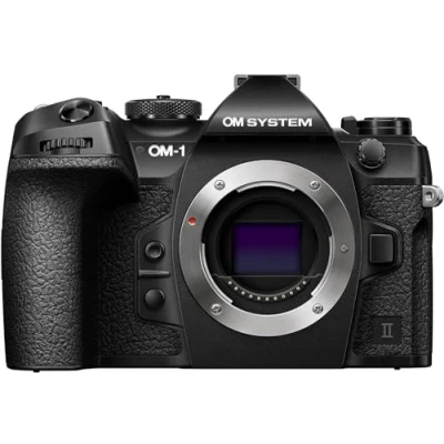 Abbildung von OM SYSTEM 1 Mark II Micro Four Thirds Systemkamera, 20 MP BSI Stacked Sensor, 5 Achsen Bildstabilisierung, Schwarz