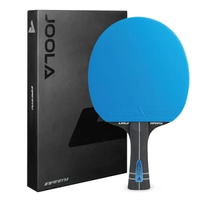 Abbildung von JOOLA Tischtennisschläger Infinity ITTF genehmigter Profi Carbon Tischtennis Schläger für Fortgeschrittene Spieler mit High Tech Faser, Glasfaser, 7 lagiges Schlägerblatt