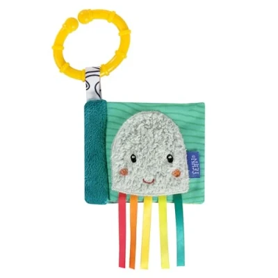 Abbildung von Fehn Mini Knisterbuch Tintenfisch Fühlbuch mit Natur Motiven: 6 Seiten spannenden Materialien &amp; Funktionen zum Fühlen, Greifen und Staunen EIN Perfekter Begleiter für zuhause unterwegs