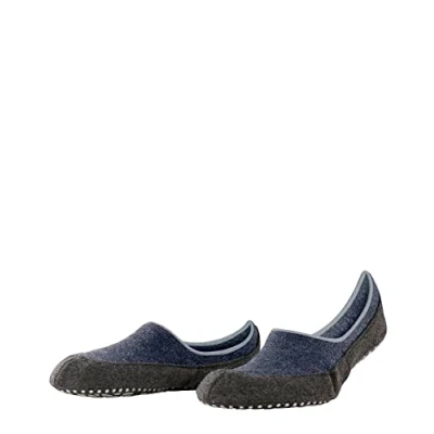 Abbildung von FALKE Herren Stoppersocken Cosyshoe Invisible M HP Schurwolle rutschhemmende Noppen 1 Paar, Blau (Darkblue 6681), 45 46
