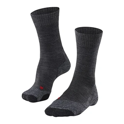 Abbildung von FALKE Damen Wandersocken TK2 Explore W SO Wolle antiblasen dick 1 Paar, Grau (Asphalt Melange 3180), 39 40