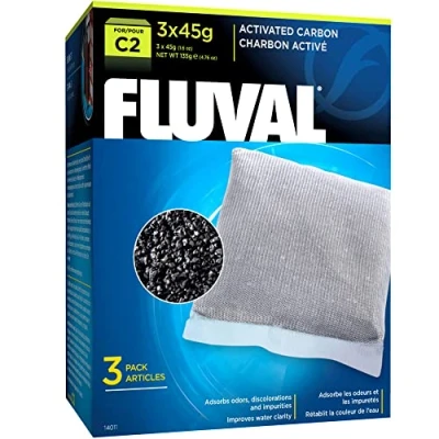 Abbildung von Fluval C2 Aktivkohlepatrone, 135g, 3er Pack