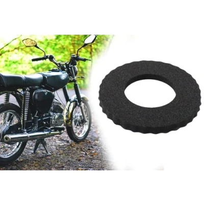 Abbildung von Tankschutzring aus Moosgummi, Maße 120 x 60mm, Tankdeckel Polster, Tankdeckelschwamm, Tankdeckelpolster, Schwarz, Für Simson S50, S51, S70, S53, SR50, SR80, KR51/1, KR51/2, SR4 2, 3, 4