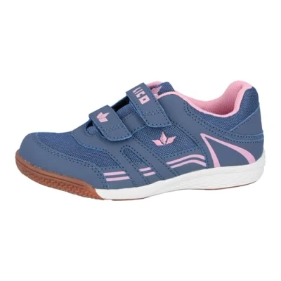 Abbildung von Lico Unisex Kinder Active Indoor V Hallenturnschuhe, Grau Rosa, 28 EU