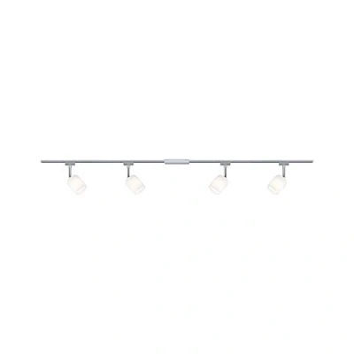 Abbildung von Paulmann 968.98 URail Set Blossom Satin Chrom matt ohne Leuchtmittel max. 4x10W G9
