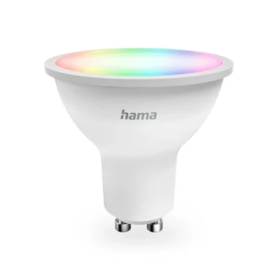 Abbildung von Hama Smart LED Leuchtmittel klar GU10 WLAN Matter 4,9 W RGBW