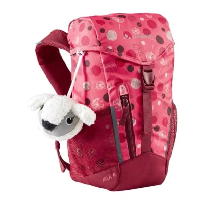 Abbildung von VAUDE Kinderrucksack Ayla für Mädchen &amp; Jungen, komfortabler Wanderrucksack Kinder 6 L in pink, wetterfester Kindergartenrucksack mit innovativem Tragesystem reflektierenden Elementen
