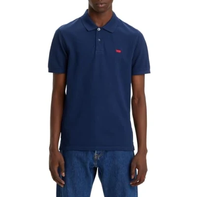 Abbildung von Levi&#039;s SLIM Housemark POLO Poloshirt, Herren, Größe: XL, naval academy garment dye