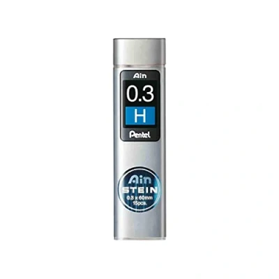 Abbildung von Pentel Ain STEIN C273 Feinmine, 15 Minen je Dose, 0.3 mm, Härtegrad H (1 Dose)