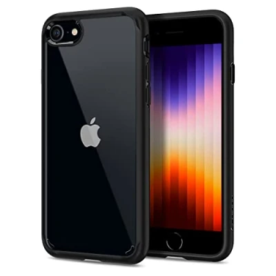 Abbildung von Spigen Ultra Hybrid TPU Back Cover Schwarz Apple iPhone SE 2020/2022