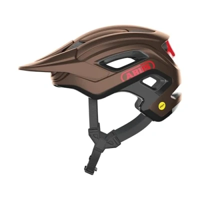 Abbildung von ABUS MTB Helm Cliffhanger MIPS Fahrradhelm für anspruchsvolle Trails mit Aufprallschutz &amp; großen Lüftungsöffnungen Damen und Herren Kupfer/Rot, Größe M