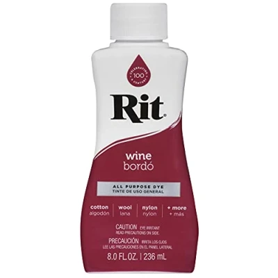 Abbildung von Rit Dye Liquid Stoff Dye, wein, 236ml