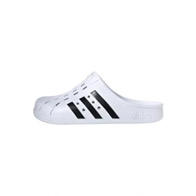Abbildung von adidas Performance Adilette Unisex Badesandale, Größe: 47 1/3, Footwear white/core black Schuhe