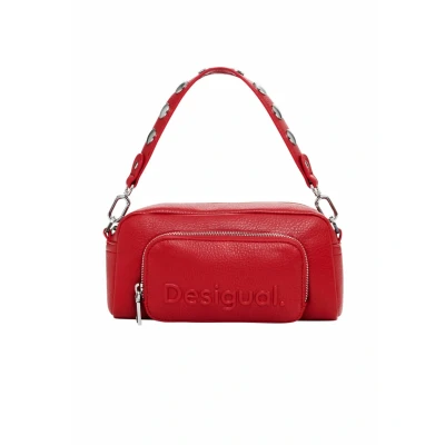 Abbildung von Desigual Women&#039;s Accessories PU Across Body Bag, RED