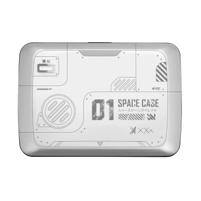 Abbildung von ÖGON Aluminium Geldbörse Smart Case V2 Einfache Lagerung Metallverschluss Kartenetui mit RFID Schutz Bis zu 10 Karten und Banknoten
