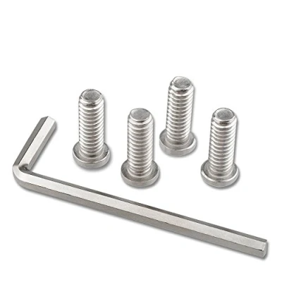 Abbildung von CAMVATE 1/4&quot; Stecker Einfädeln Innensechskant Head abgeschrägter Edge Schraube Adapter für Rig Käfig Grundplatte