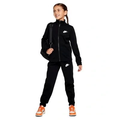 Abbildung von Nike Unisex Kinder Nsw Trainingsanzug, Black/Black/White, S EU