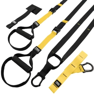 Abbildung von TRX All in One Schlingentrainer extrem vielseitiges Fitnesssystem für zuhause mit Zugang zum Training Club