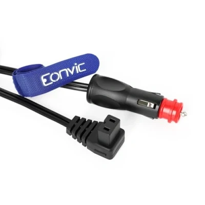 Abbildung von Eonvic 12V/24V Auto Kühlschrank Netzteil Kabel Zigarettenanzünder Stecker Verlängerungskabel für Kühlbox Dometic, Alpicool, Waeco CF, ARB, Setpower, ICECO, Mobicool FR40 (1,5 m)