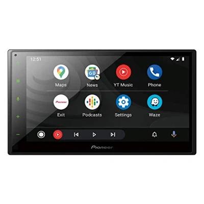 Abbildung von Pioneer SPH DA160DAB AN, 6,8&quot; 2 DIN Mediareceiver mit Apple CarPlay, Android Auto, DAB+ und Bluetooth, inklusive DAB Antenne, Schwarz