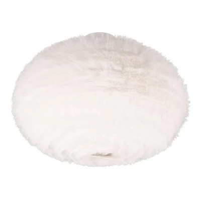 Abbildung von Deckenleuchte Furry, Ø 50 cm, sandfarben, Synthetik Plüsch