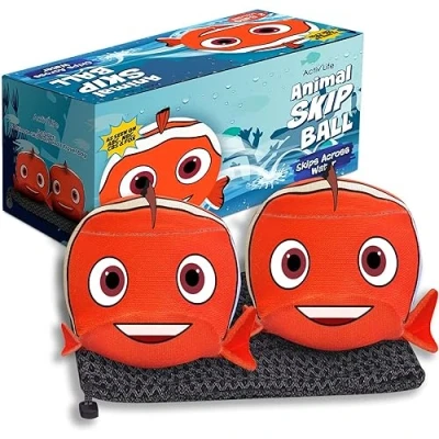 Abbildung von Activ Life Der ultimative Sprungball: Wasserhüpfball mit Garantie für Sommerspaß, EIN unverzichtbarer Begleiter alle Altersgruppen, 2er Pack, Clownfisch