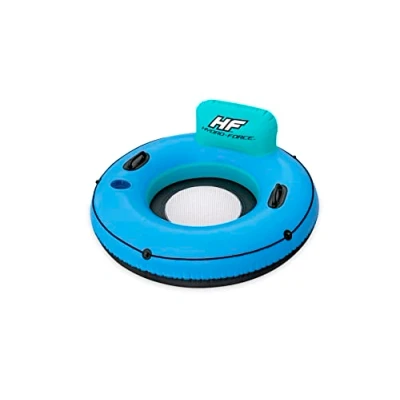 Abbildung von Bestway Hydro Force Schwimmring mit Rückenlehne White Cap Rider Ø 119 cm
