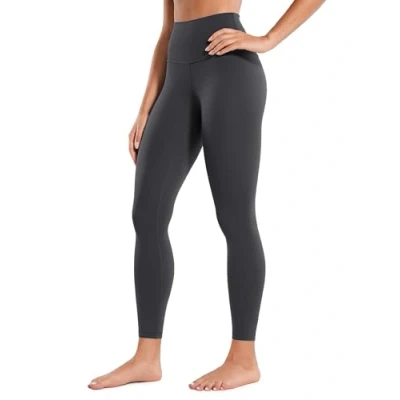 Abbildung von CRZ Yoga Butterluxe Damen High Waist Sport Leggings Blickdicht Leggins Sporthose Workout Gym Yogahose 64cm Mysteriöses Grau 34