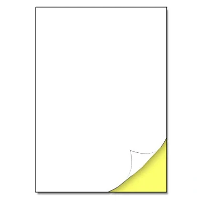 Abbildung von 25 Blatt Sticker Papier zum Bedrucken A4, Etiketten Selbstklebend Bedruckbar Aufkleber 297 x 210mm