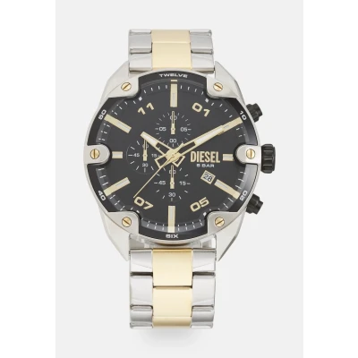 Abbildung von Diesel Spiked Chronograph silvercoloured, Herren, Größe: One Size, Silver coloured