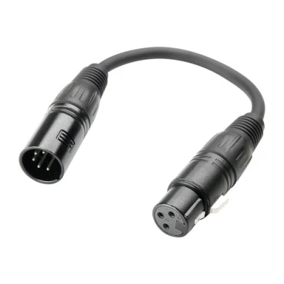 Abbildung von Adam Hall Cables 3 STAR DGF 0020 Adapterkabel DMX Pol XLR Female auf 5 Male 0.2 m
