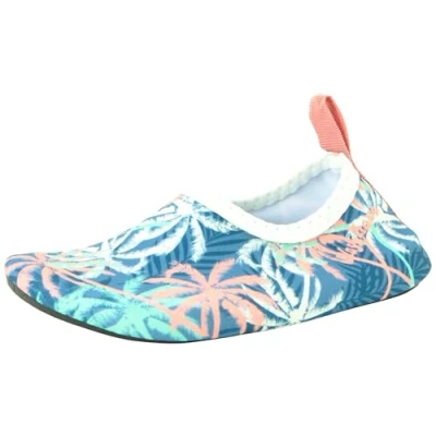 Abbildung von Playshoes Barfuß Schuhe Unisex Kinder Wassersportschuh, Palmen, 30/31 EU