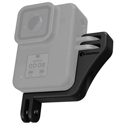 Abbildung von Dreampick Vertikale Halterung für Gopro Hero 9 8 7 6 5 4, DJI Osmo Action Vertical Frame Kamera Mount, Gehäuse Vertikal Anschluss, VRT Adapter