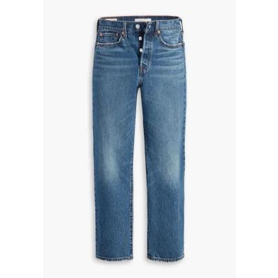 Abbildung von Levi&#039;s Wedgie Straight Jeans Leg, Damen, Größe: 28x28, Blue denim