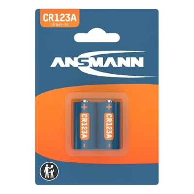 Abbildung von ANSMANN Lithium Batterie CR1234A 3V, 2 Stück, CR17345, Spezialbatterie Rundzelle, ideal für Garagentoröffner, Alarmanlage, Überwachungssystem