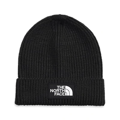 Abbildung von The North Face BOX LOGO Cuffed Mütze für Kinder, Größe: One Size, Black