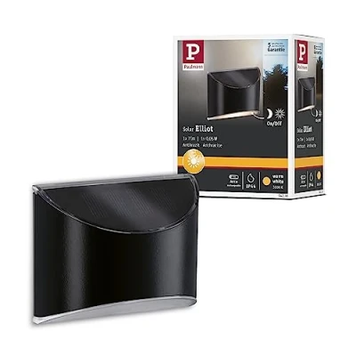 Abbildung von Paulmann 94233 Solar Wegeleuchte LED Außenleuchte incl. 1x0,05 Watt Anthrazit Kunststoff 3000 K Warmweiß