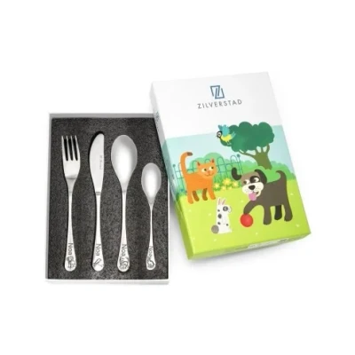 Abbildung von Kinderbesteck Haustiere, 4 teilig Baby &amp; Kind