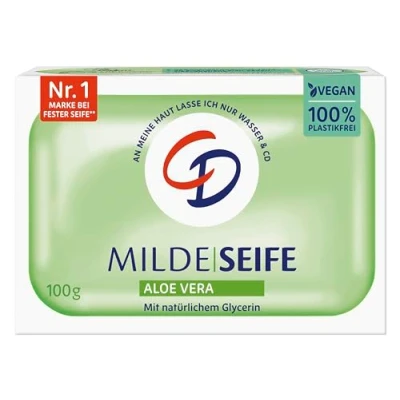 Abbildung von CD MILDE SEIFE ALOE VERA 100G vegan &amp; ohne Mikroplastik