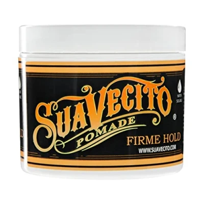 Abbildung von Suavecito Firme Strong Hold Pomade, Pomade For Men, Medium Shine Water Based Wax Flake Free Hair Gel, 4oz/113g